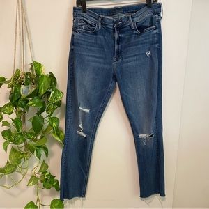 Mother Denim Mid Rise Dazzler